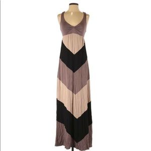 Ella Moss Chevron Maxi Dress Medium